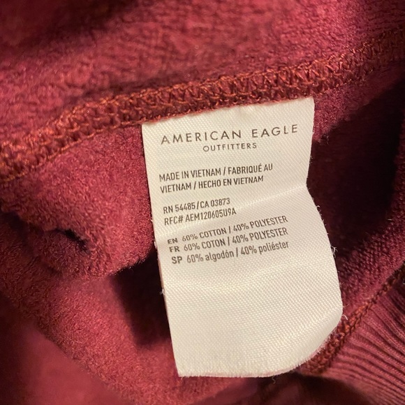 American Eagle Button Up Crewneck - Picture 5 of 5